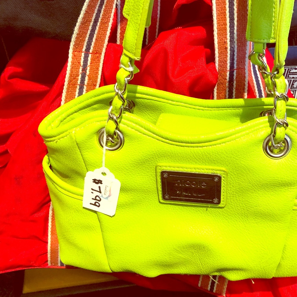 Nicole Lee kind green purse